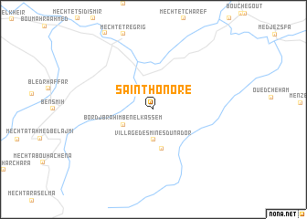 map of Saint-Honoré