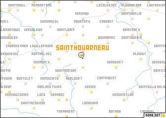 map of Saint-Houarneau