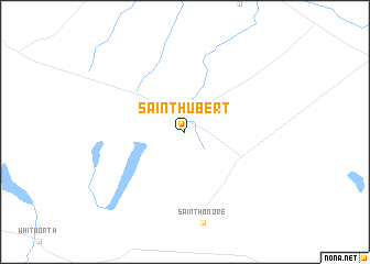 map of Saint-Hubert