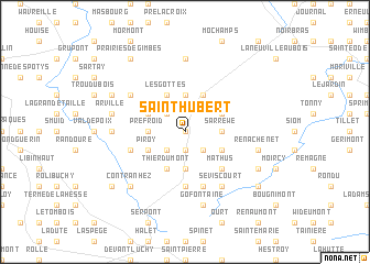 map of Saint-Hubert