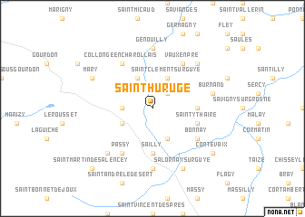 map of Saint-Huruge