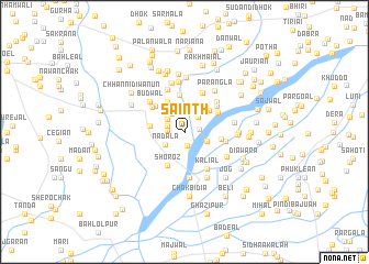 map of Sainth