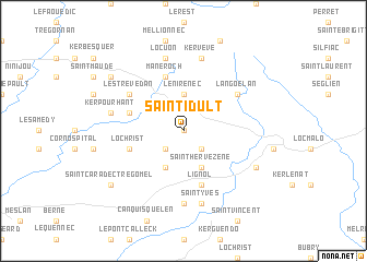 map of Saint-Idult