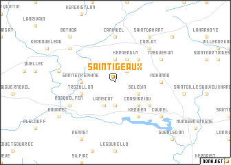 map of Saint-Igeaux