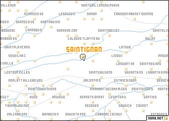 map of Saint-Ignan