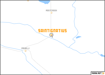 map of Saint Ignatius