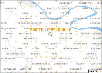 map of Saint-Illiers-la-Ville