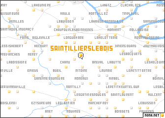 map of Saint-Illiers-le-Bois