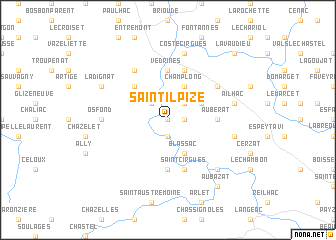 map of Saint-Ilpize