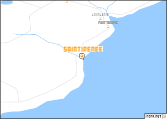 map of Saint-Irénée