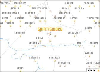 map of Saint-Isidore