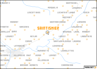 map of Saint-Ismier