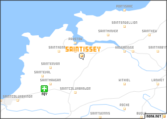 map of Saint Issey