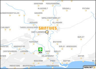 map of Saint Ives