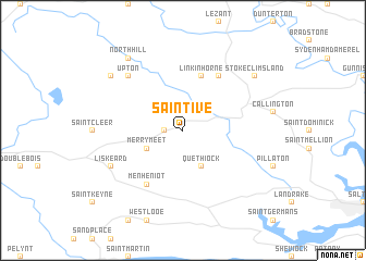 map of Saint Ive