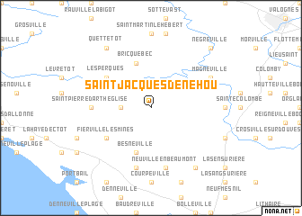 map of Saint-Jacques-de-Néhou