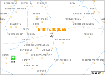 map of Saint-Jacques