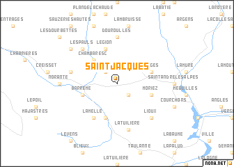 map of Saint-Jacques