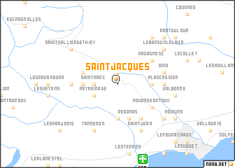 map of Saint-Jacques