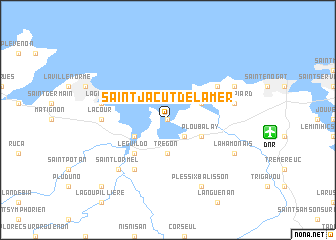 map of Saint-Jacut-de-la-Mer