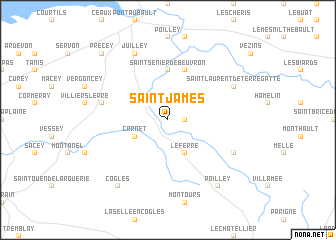 map of Saint-James