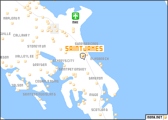 map of Saint James