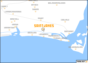 map of Saint James