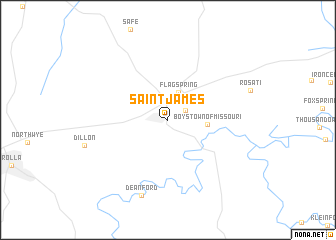 map of Saint James