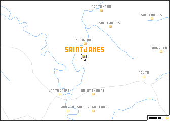 map of Saint James