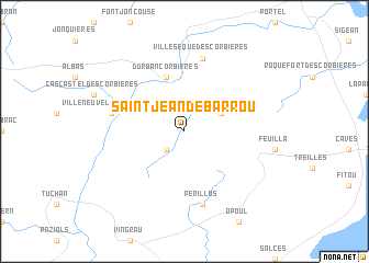 map of Saint-Jean-de-Barrou