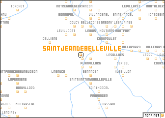 map of Saint-Jean-de-Belleville