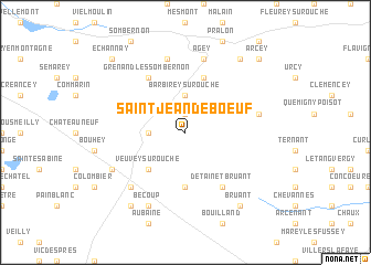 map of Saint-Jean-de-Boeuf