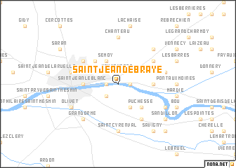 map of Saint-Jean-de-Braye