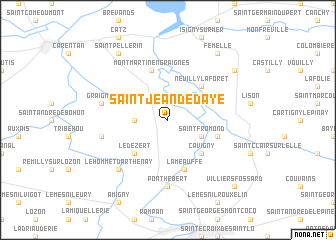 map of Saint-Jean-de-Daye