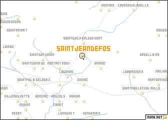 map of Saint-Jean-de-Fos