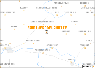 map of Saint-Jean-de-la-Motte