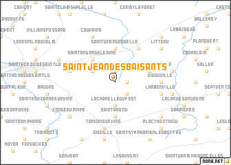 map of Saint-Jean-des-Baisants