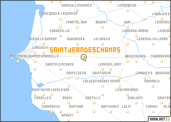 map of Saint-Jean-des-Champs