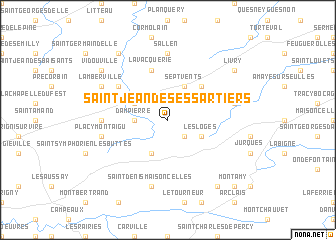 map of Saint-Jean-des-Essartiers