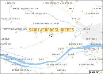 map of Saint-Jean-des-Linières