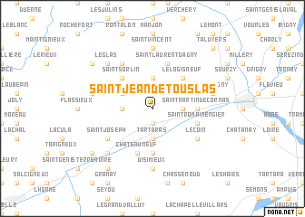 map of Saint-Jean-de-Touslas