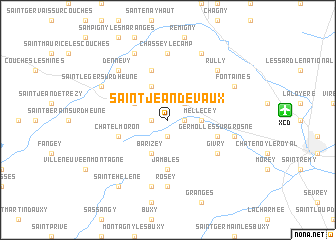 map of Saint-Jean-de-Vaux