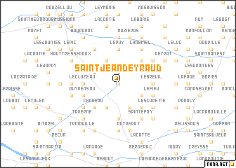 map of Saint-Jean-dʼEyraud