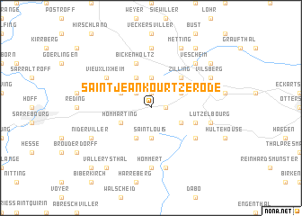 map of Saint-Jean-Kourtzerode
