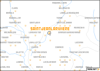 map of Saint-Jean-la-Rivière