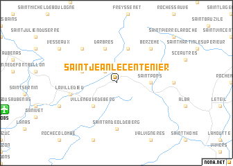 map of Saint-Jean-le-Centenier