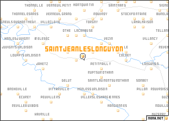 map of Saint-Jean-lès-Longuyon