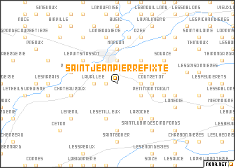 map of Saint-Jean-Pierre-Fixte