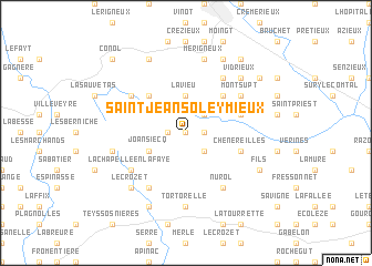 map of Saint-Jean-Soleymieux