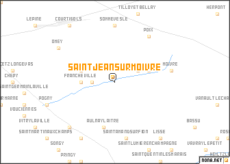 map of Saint-Jean-sur-Moivre